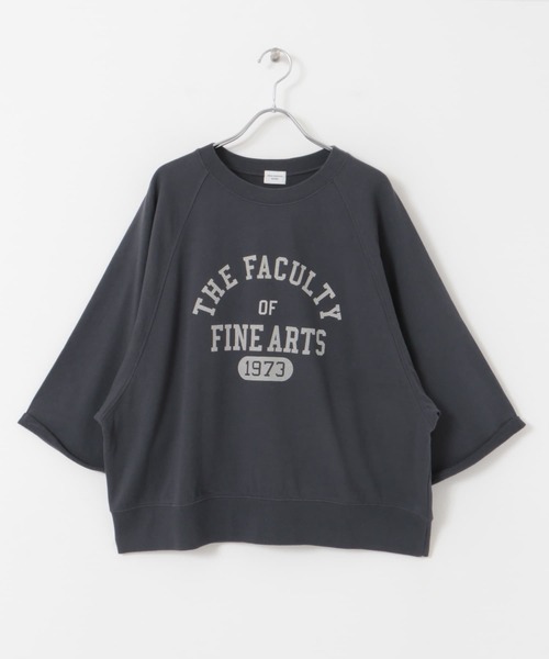 URBAN RESEARCH DOORS tシャツ Tシャツ ミニ裏毛BIGスリーブロゴ
