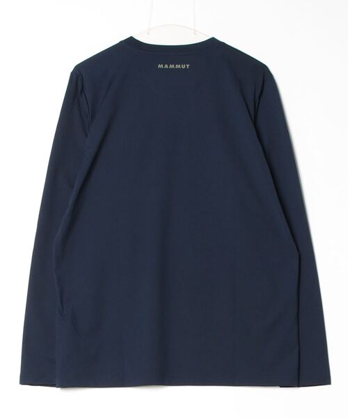 MAMMUT tシャツ 「速乾」QD ロゴプリント ロングスリーブ T