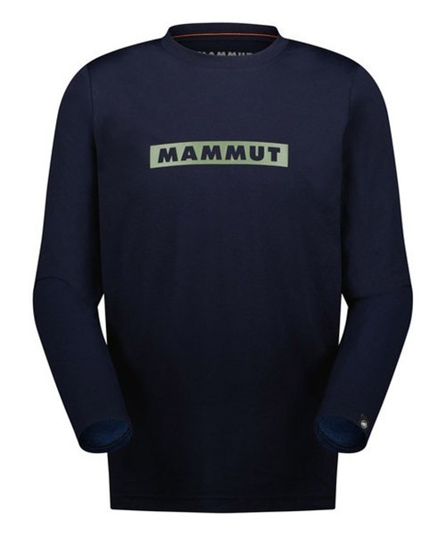 MAMMUT tシャツ 「速乾」QD ロゴプリント ロングスリーブ T