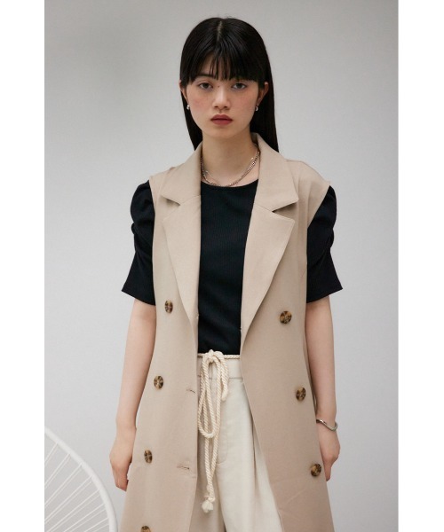 M*M様 Max Maraシルクトレンチ風ジレ　ワンピース AZUL BY MOUSSY（アズールバイマウジー） ワンピース トレンチジレ