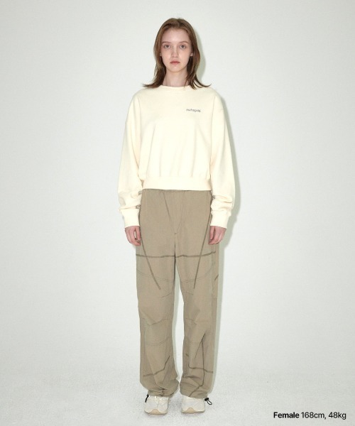 トレーナー スウェット 「mahagrid/マハグリッド」ORIGIN LOGO CROP SWEATSHIRT/オリジンロゴクロップスウェットシャツ MAHAGRID トレーナー スウェット 「mahagrid/マハグリッド
