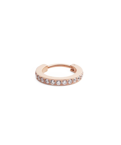 DANIEL WELLINGTON フープピアス シルバー Hoop Earring レーディスピアス ローズゴールド／シルバー