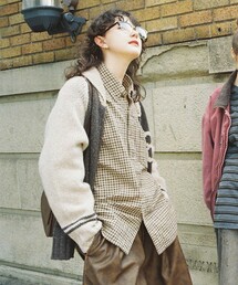 ブラウス シャツ NAUTICA/ノーティカ ダメージチェックシャツ レディース FREAK'S STORE ブラウス シャツ NAUTICA/ノーティカ ダメージ