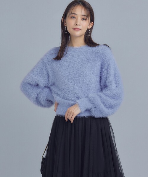 ニット セーター ナイロンファー ニット レディース 組曲 ニット セーター ナイロンファー レディース : ZOZOTOWN