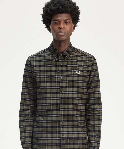 FRED PERRY（フレッドペリー） シャツ Brushed Oxford Tartan Shirt