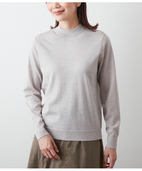 NEWYORKER キャッシュウール ボトルネックニット　定価19800円　新品 NEWYORKER（ニューヨーカー） ニット セーター キャッシュウール