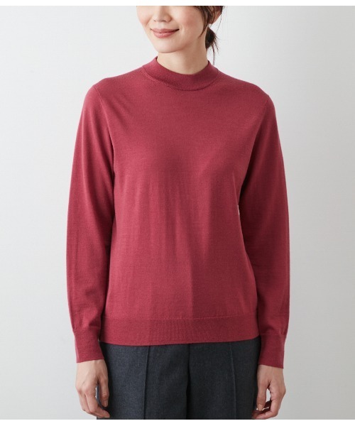 NEWYORKER キャッシュウール ボトルネックニット　定価19800円　新品 NEWYORKER（ニューヨーカー） ニット セーター キャッシュウール