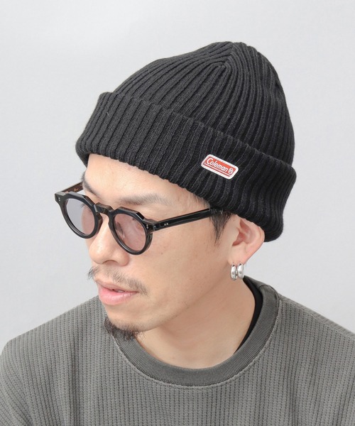 Coleman（コールマン） ニット帽 ニットキャップ リブ編み ニット
