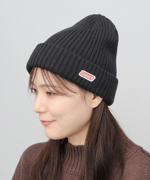 Coleman（コールマン） ニット帽 ニットキャップ リブ編み ニット