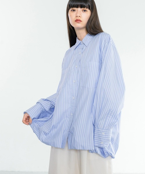 LOWRYS FARM ブラウス シャツ バルーンチュニックシャツ 289058