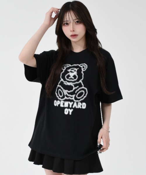 tシャツ 「OY/オーワイ」 NEONSIGN DOLLY TEE/ネオンサインオードリー半袖Tシャツ レディース メンズ