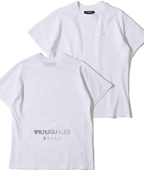 1PIU1UGUALE3 RELAX tシャツ 「1PIU1UGUALE3 RELAX」ラインストーンT