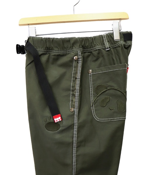 PANDIESTA パンツ 熊猫謹製 ストレッチツイルストラップパンツ
