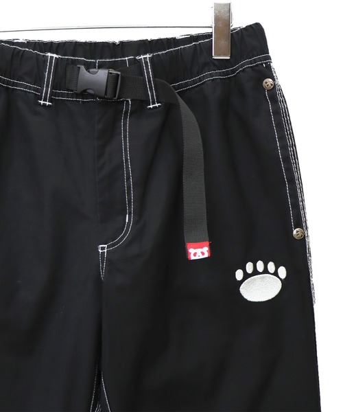 PANDIESTA パンツ 熊猫謹製 ストレッチツイルストラップパンツ