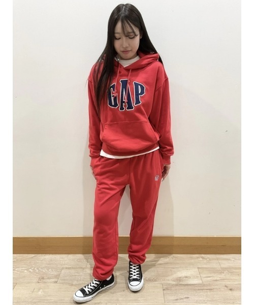 GAP ロゴ スウェット セットアップ 新品 未使用 大人気】クロップドGapロゴスウェットセットアップの