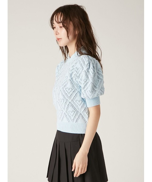 LILY BROWN ニット セーター 「L.B CANDY STOCK」ハートモチーフ