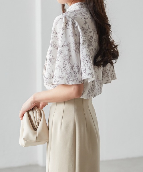 レディース 【26SS】yori ラナンフレアブラウス