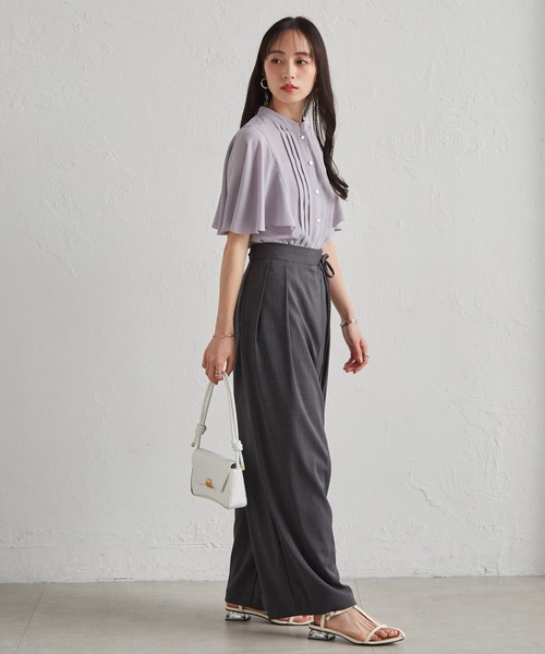 レディース 【26SS】yori ラナンフレアブラウス