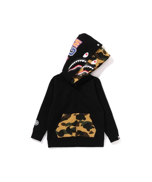 エイプキッズ ナイロンジャケット 130 シャーク A BATHING APE ア・ベイシングエイプ ナイロンパーカー ナイロン