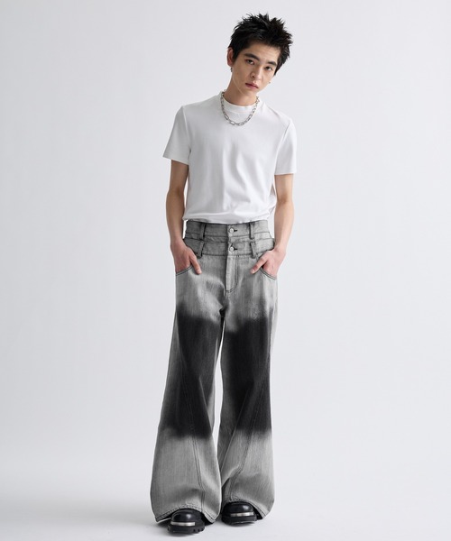Casper John ジーンズ 13.5oz Baggy denim pants/13.5oz バギー