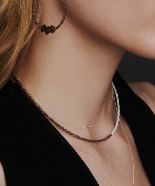 les bonbon（ルボンボン） ネックレス 「les bonbon」reflect half 
