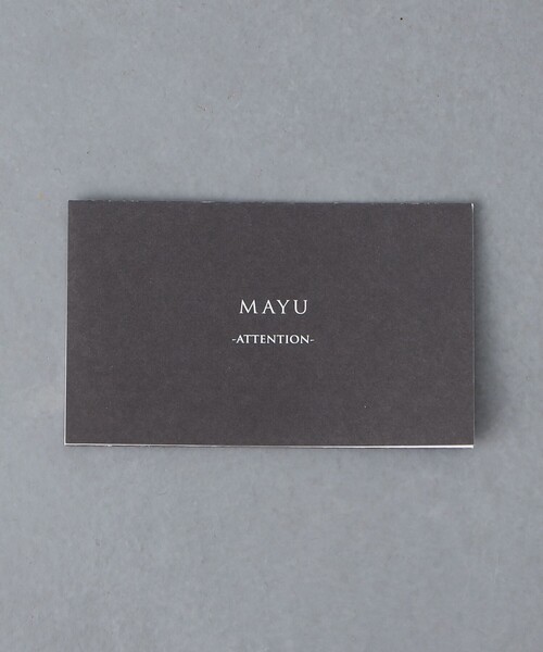 MAYU（マユ） ピアス 「MAYU」BIJOU/LINE F/PL 片耳ピアス レディース