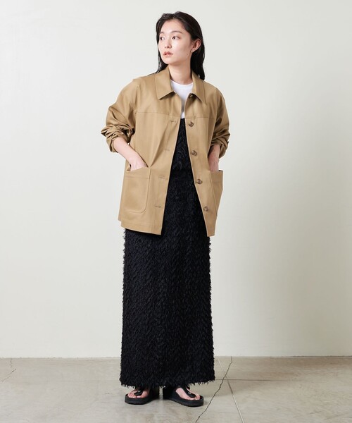 【定価46200円】UNITED ARROWS カバーオール BEAUTY＆YOUTH UNITED ARROWS カバーオール レザーライク
