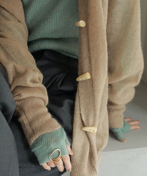 ETRE TOKYO（エトレトウキョウ） ニットカーディガン FREE ベージュ