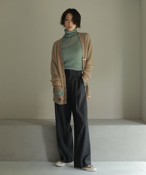 ETRE TOKYO（エトレトウキョウ） ニットカーディガン FREE ベージュ