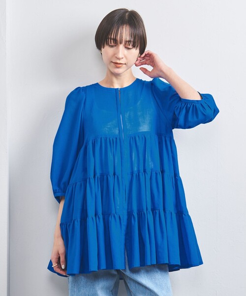 UNITED ARROWS ブラウス シャツ ティアード 6SL レディース