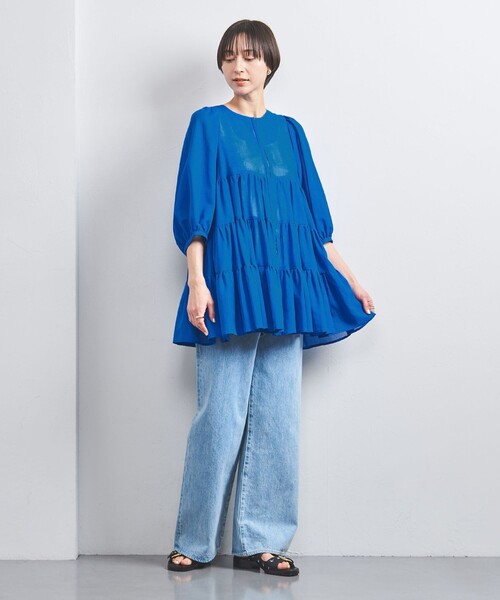 UNITED ARROWS ブラウス シャツ ティアード 6SL レディース