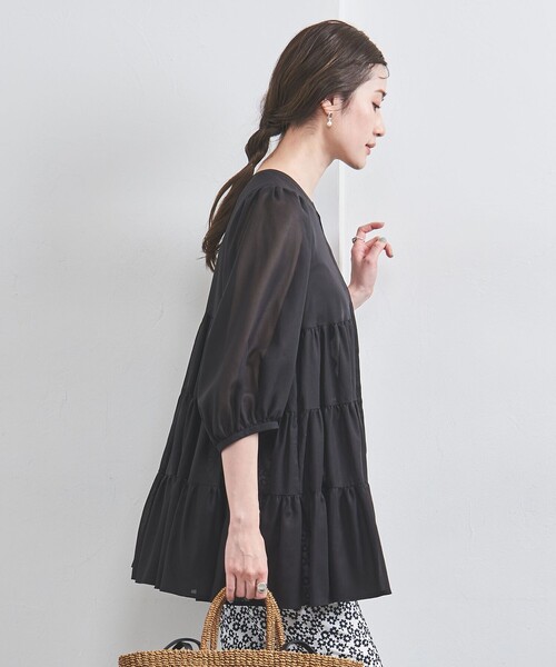 UNITED ARROWS ブラウス シャツ ティアード 6SL レディース
