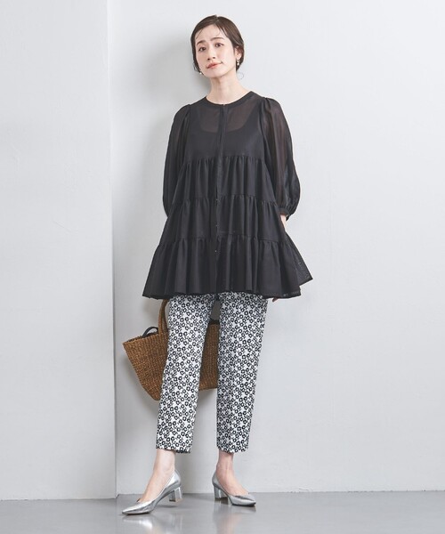 UNITED ARROWS ブラウス シャツ ティアード 6SL レディース