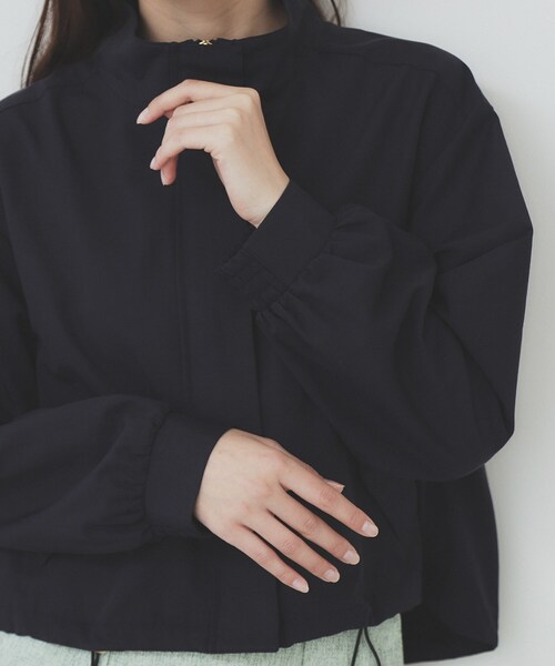 限定セール 美品 24AW Spick&Span スタンドカラーショートブルゾン 限定セール 美品 24AW Spick&Span スタンドカラーショートブルゾン