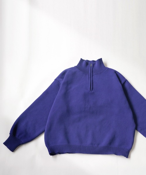 「antiqua」 「treecafe」長袖ニット FREE イエロー レディース_画像3