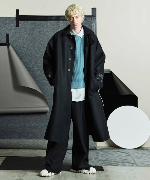 MAISON SPECIAL（メゾンスペシャル） ステンカラーコート 0 ブラック