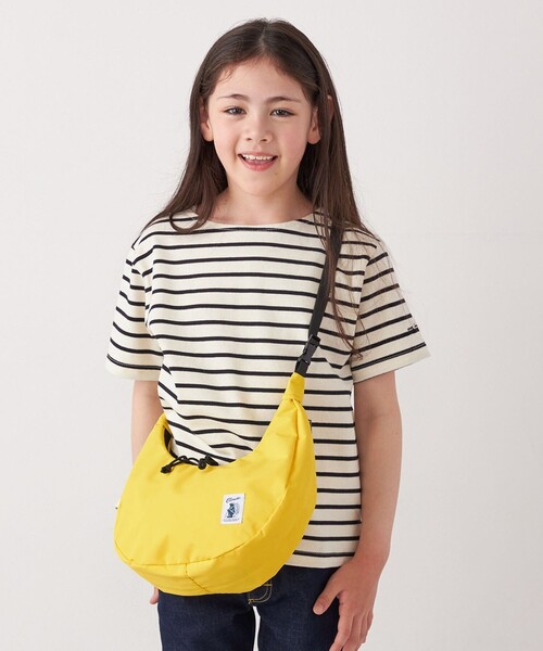 SHIPS any tシャツ any: マリンボーダー ボートネック Tシャツ「KIDS