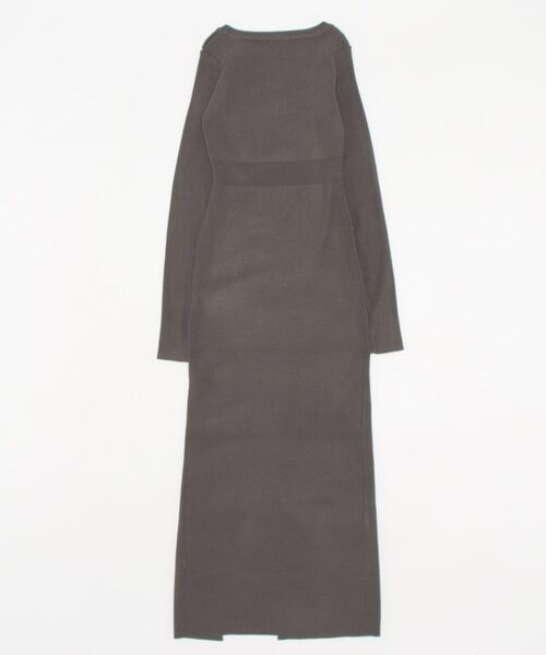 「EMODA」 ニットワンピース FREE グレー レディース_画像4