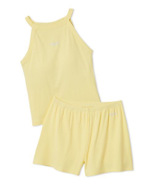 ルームウェア・パジャマ gelato pique HOT SMOOTHIE Rib Inner Pants PWGG245662 Temperature-Control Smoothie Lounge Pants