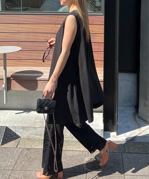 StyleSea セットアップ フレアーチュニックワンピース＆パンツ