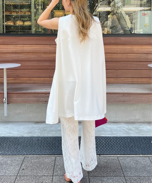 StyleSea セットアップ フレアーチュニックワンピース＆パンツ