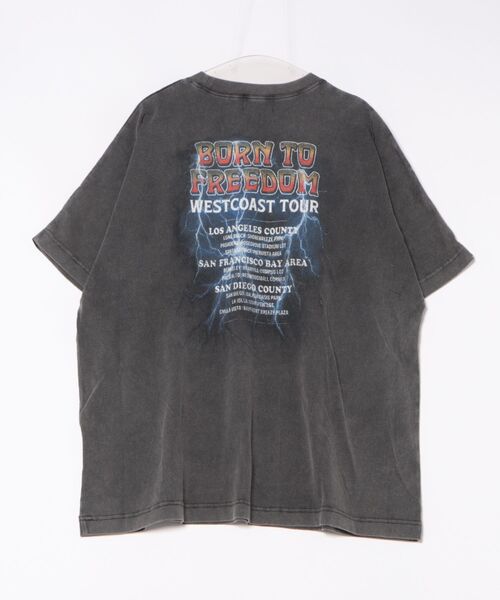 chillax（チラックス） tシャツ 「CHILLAX」”BORN TO FREEDOM”プリント