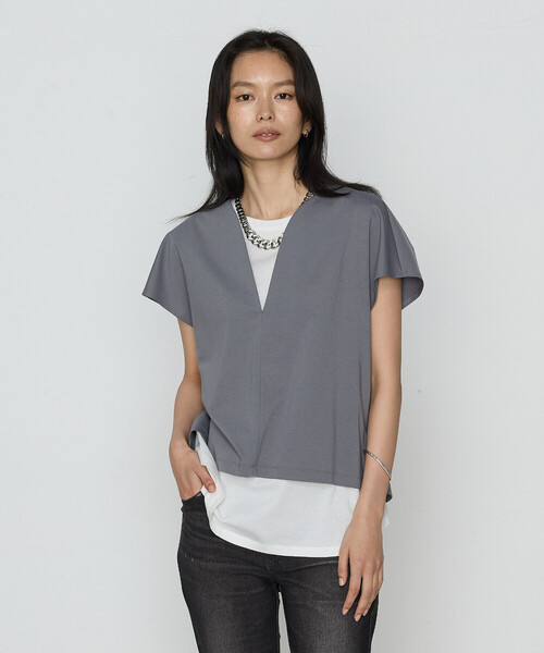 tシャツ TCポンチ アンサンブルプルオーバー レディース