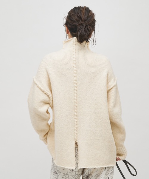 「COLLAGE GALLARDAGALANTE」 長袖ニット FREE ブラウン レディース_画像6