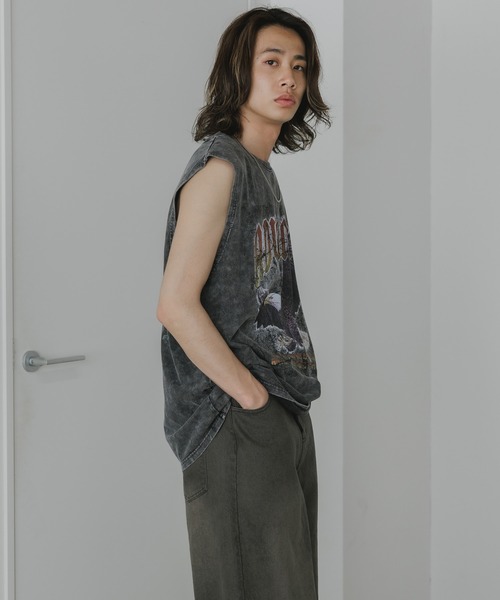 ROOP TOKYO タンクトップ ロックタンクトップ メンズ レディース