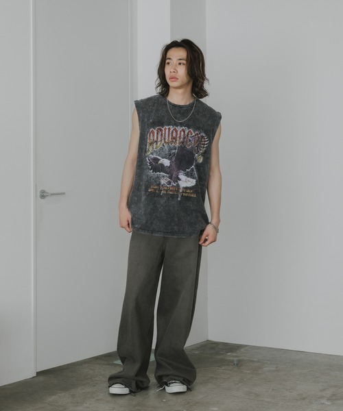 ROOP TOKYO タンクトップ ロックタンクトップ メンズ レディース