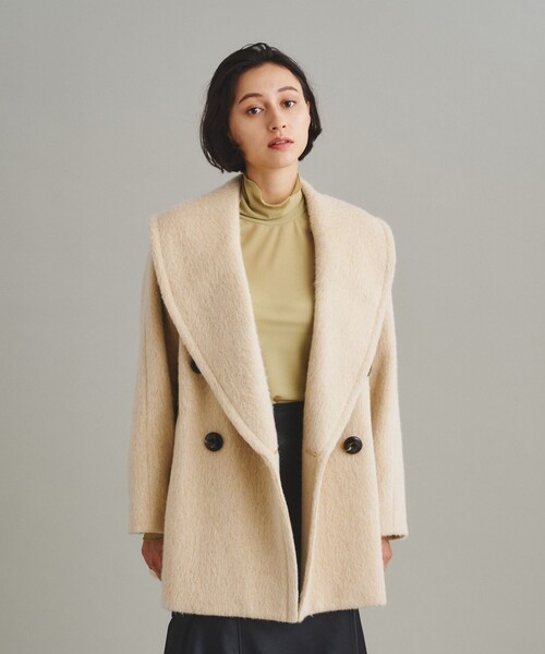 GRACE CONTINENTAL 「GRACE CONTINENTAL」 コート 36 イエロー