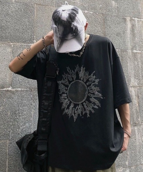 DEVICE tシャツ 古着風 Tシャツ 韓国ファッション 韓国