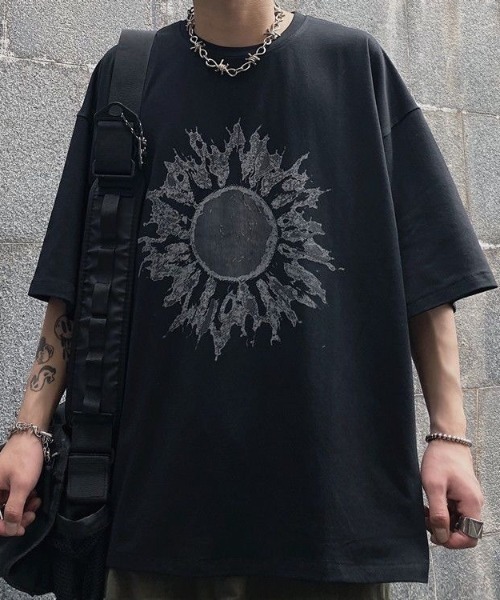 DEVICE tシャツ 古着風 Tシャツ 韓国ファッション 韓国