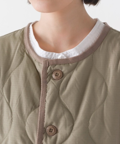 「OMNES」 ダウンコート LARGE キャメル レディース_画像2